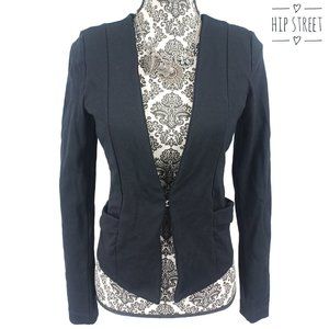 STOOSH Point Front Shrunken Fit Stretch Jersey Blazer Jacket S